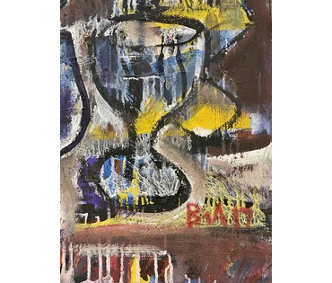 Акулов В.И. "Заначка". Холст, масло. 2017г. Размер 100,5х90,5 см. № 3308 (артикул №3308) - фото №4