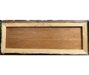 Данелия П.А "Дорога", 1967г. Холст, масло. Размер 91х36,5 см. № 3312 (артикул №3312) - фото №3