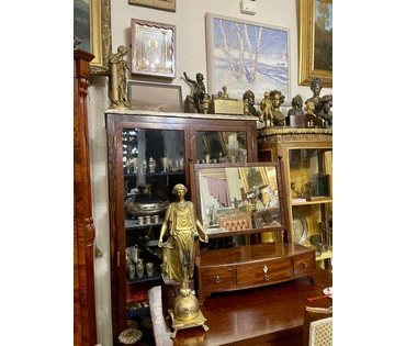 Скульптура "Фортуна",19 век. Россия. Бронза, патина, золочение. Высота 43 см. № 3333 (артикул №3333) - фото №3