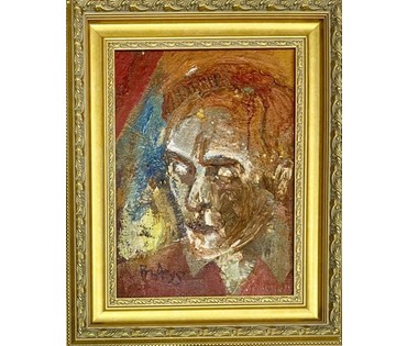 Акулов В.И "Образ", 1995г. Холст, масло. Размер 46х56,5 см. с рамой. № 3435 (артикул №3435) - фото №1