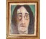 Акулов В.И "Джон Леннон", 1989г. Картон, масло. Размер 57,5х67,5 см. № 3437 (артикул №3437) - фото №1