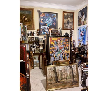 Каталожный Бржозовский Г.Ф "Дубы Курасовщины", холст, масло. Размер 75х114 см. № 3461 (артикул №3461) - фото №3