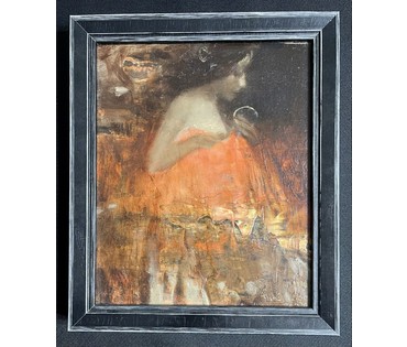 Концедайлов В.Н "Вечерний туалет", 2022г. Холст, масло. Размер 25х20 см. № 3568 (артикул №3568) - фото №1