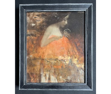 Концедайлов В.Н "Вечерний туалет", 2022г. Холст, масло. Размер 25х20 см. № 3568 (артикул №3568) - фото №2