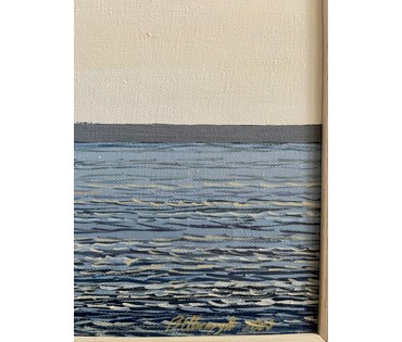 Шкарубо В.Ф "Маяк.Сочи", 2007г. Холст, масло. Размер с родной рамой 60х80 см. № 3583 (артикул №3583) - фото №7