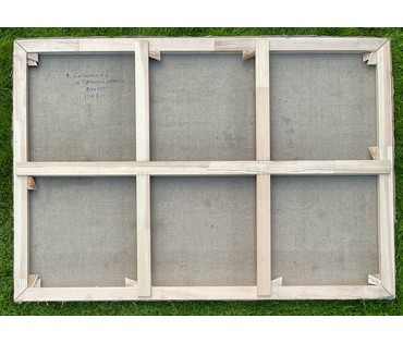 Савицкий В.Н "Тёплый день", 1982г. Холст, масло. Размер 80х115 см. № 3631 (артикул №3631) - фото №8