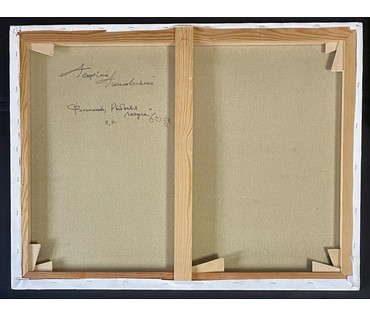 Поплавский Г.Г. Вариант каталожной работы "Катамаран". "Филиппины. Рыбачья лачуга". Холст, масло. Размер с рамой 60х80 см. № 3653 (артикул №3653) - фото №2