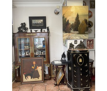 Римашевский С.В "Ночь", 1998г. Холст, масло.Размер 75х65 см. № 3973 (артикул №3973) - фото №8