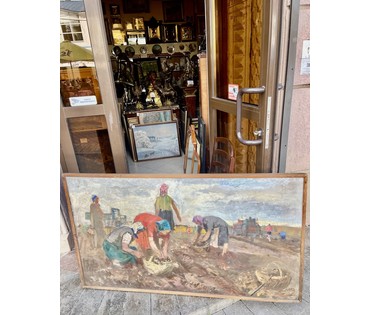 Довгялло М.Х. Холст, масло. Середина 20 века. Размер 150х85 см. № 3675 (артикул №3675) - фото №6