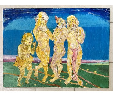 Ржеусский А.(Ржеутский А) "Превращение Венеры". Холст, масло. Размер 60х80 см. № 3688 (артикул №3688) - фото №1