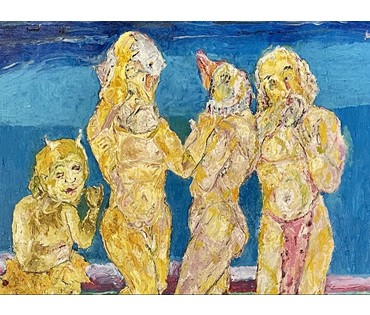 Ржеусский А.(Ржеутский А) "Превращение Венеры". Холст, масло. Размер 60х80 см. № 3688 (артикул №3688) - фото №4