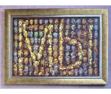 Малишевский А.С "Мы", 2009г. Холст, масло. Размер с рамой 126х92 см. № 3707 (артикул №3707) - фото №1