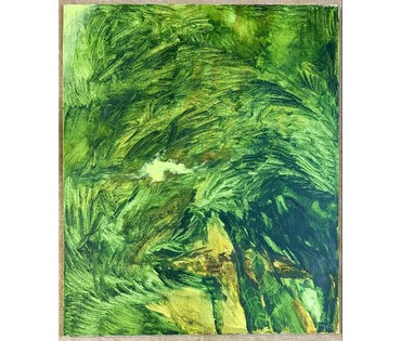 Песин Валерий "Над лесом", 2016г. Холст, масло. Размер 120х100 см. № 3711 (артикул №3711) - фото №1