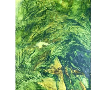 Песин Валерий "Над лесом", 2016г. Холст, масло. Размер 120х100 см. № 3711 (артикул №3711) - фото №3