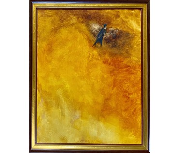 Песин Валерий "Ласточка",2024г. Холст, масло. Размер 90х70 см. № 3712 (артикул №3712) - фото №4