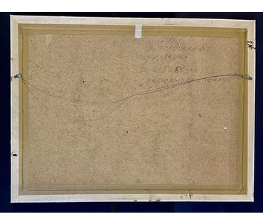 Витковская В.Г "Натюрморт с лейкой",2008г. ДВП, акрил. Размер с учётом рамы 71х95 см. № 3713 (артикул №3713) - фото №7