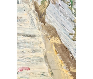 Цвирко В.К "Тёплый вечер", 1975г. ДВП, темпера. Размер с родной рамой 128,5х169 см. № 3714 (артикул №3714) - фото №12