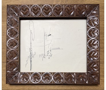 Щемелёв Л.Д. Рисунок. 1973г. Размер 21х30 см. Без рамы. № 3729 (артикул №3729) - фото №3