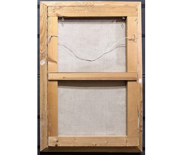 Шибнёв А.Д. Каталожная работа "Молодые берёзки",1983г. Размер с рамой 73,5х109 см. № 3745 (артикул №3745) - фото №8