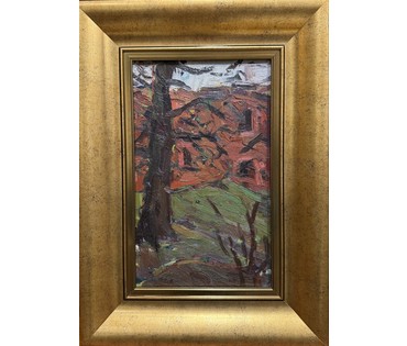 Селещук Н.М. Этюд. Картон, масло. Размер с рамой 36,5х50 см. № 3776 (артикул №3776) - фото №1