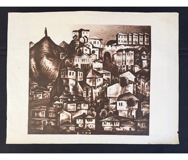 Селещук Н.М "София". Литография. Размер 66х77,5 см. № 3780 (артикул №3780) - фото №1