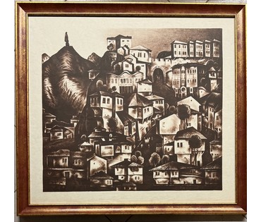 Селещук Н.М. Каталожная литография. "София". Размер с рамой 65х70 см. № 3780 (артикул №3780) - фото №1