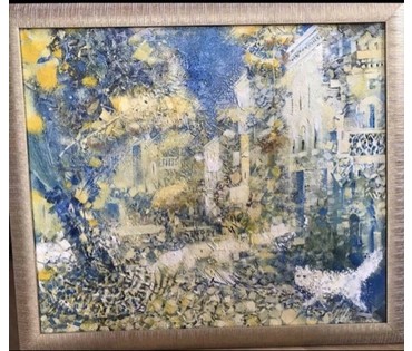 Шепелевич В.И "Прогулка", холст, масло. Размер 70х60 см. № 3809 (артикул №3809) - фото №1