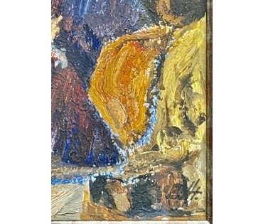 Жолток В.К "Армения", 1978г. Вблизи Туманяна. Картон, масло. Размер с рамой 37х45 см. № 3854 (артикул №3854) - фото №6