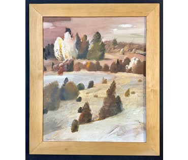Селещук Н.М "Запах отцветающего лета", 1986г. Холст, масло. Размер с рамой 49х57 см. № 3861 (артикул №3861) - фото №3