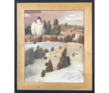 Селещук Н.М "Запах отцветающего лета", 1986г. Холст, масло. Размер с рамой 49х57 см. № 3861 (артикул №3861) - фото №4