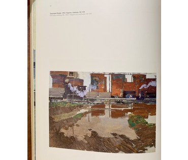 Данциг М.В. Каталожная работа "Трудовые будни", 1963г. Картон, темпера. Размер 68х100 см. № 3874 (артикул №3874) - фото №7