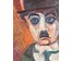 Акулов В.И "Чарли Чаплин", 2009г. Холст, масло. Размер с рамой 40х50 см. № 3880 (артикул №3880) - фото №3