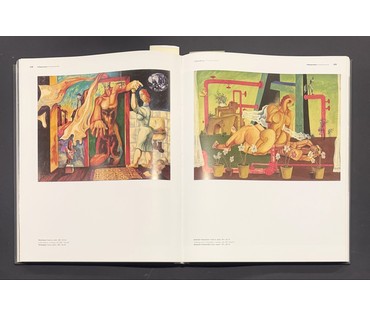 Скрипниченко Г.С. Художник-сюрреалист, "белорусский Дали". Каталожная работа."Антоні і Клеапатра", 1971г. Картон, масло. Размер с рамой 84х63 см. № 3896 (артикул №3896) - фото №6