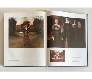 Скрипниченко Г.С. Художник-сюрреалист, "белорусский Дали". Каталожная работа. "Мэтамарфозы Марыі 3", 1982-2009г.г. ДВП, масло. Размер с рамой 72х82 см. № 3897 (артикул №3897) - фото №7