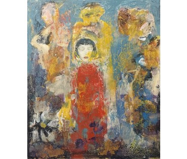 Лисовский А.С "Сон Анжелики", 2026 г. Холст, акрил. Размер 60х50 см. № 3913 (артикул №3913) - фото №1