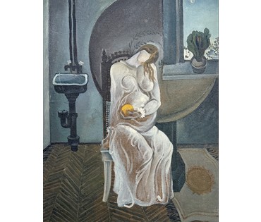 Скрипниченко Г.С "Чаканне", 1967г. ДВП, масло. Размер 59х46 см. № 3926 (артикул №3926) - фото №2