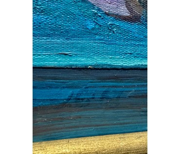 Скипниченко Г.С "Нацюрморт", 1967 г. Холст, масло. Размер с рамой 62х51 см. № 3942 (артикул №3942) - фото №2