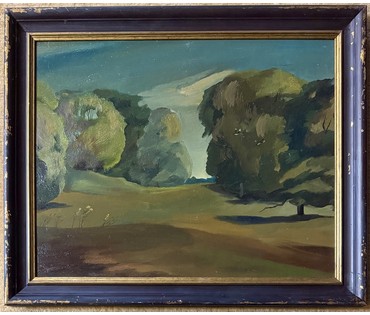 Скрипниченко Г.С "Ля Калінкавіч", 1980г. Картон, масло. Размер с рамой 58,5х48 см. № 3973 (артикул №3973) - фото №3