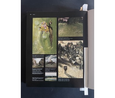 Скрипниченко Г.С. Каталожная работа "Ушачына.Вёска Селішча.Уладзимир Сулкоўскі на эцюдах.Спякота", 2004г. ДВП, масло. Размер с рамой 61х71 см. № 3984 (артикул №3984) - фото №8