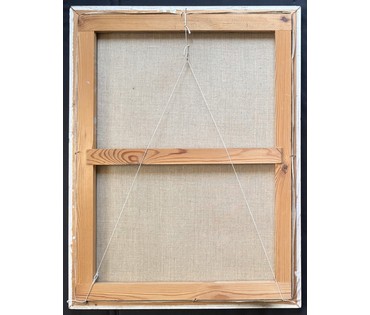 Щемелёв Л.Д "Костёл",1991г. Холст, масло. Размер с родной рамой 86х66 см. № 3995 (артикул №3995) - фото №8