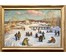 Меренков М.А "По первому снегу", 1988г. Холст, масло. Размер 145х102,5 см. № 4016 (артикул №4016) - фото №1
