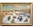 Меренков М.А "По первому снегу", 1988г. Холст, масло. Размер 145х102,5 см. № 4016 (артикул №4016) - фото №2