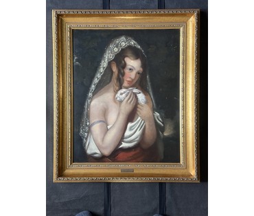 H.B.Wadham. Англия, первая половина 20 века. Холст, масло. Размер с рамой 57х67,5 см. № 4032 (артикул №4032) - фото №4