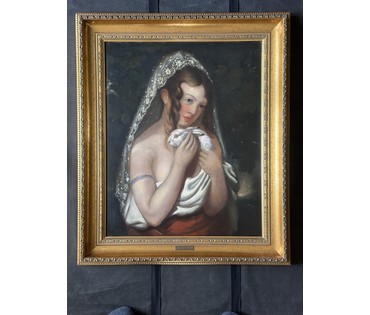 H.B.Wadham. Англия, первая половина 20 века. Холст, масло. Размер с рамой 57х67,5 см. № 4032 (артикул №4032) - фото №6