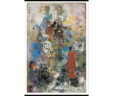 Лисовский С.А "Абстракция", 2026 г. Холст, акрил. Размер 120х80 см. № 4034 (артикул №4034) - фото №4