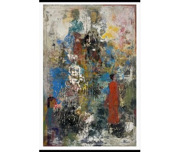 Лисовский С.А "Абстракция", 2026 г. Холст, акрил. Размер 120х80 см. № 4034 (артикул №4034) - фото №3