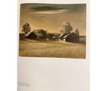 Скрипниченко Г.С. Каталожная работа "Цішыня", 1979 г. Холст, масло. Размер с рамой 50,5х61 см. № 4039 (артикул №4039) - фото №5