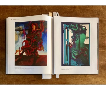 Cкрипниченко Г.С. Каталожная работа "Адчыненые дзверы", 1974 г. Смешанная техника. Размер с рамой и паспарту 75,5х58 см. № 4041 (артикул №4041) - фото №5