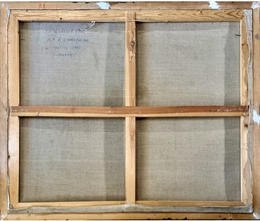Щемелёв Л.Д. Каталожная работа "Натюрморт в интерьере", 1995 г. Холст, масло. Размер 100х120 см. № 4067 (артикул №4067) - фото №6
