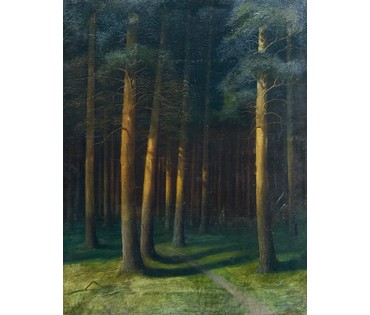 Гончаров Ф.С (1873-1995) ученик А.М Корина, А.Е Архипова, В.А Серова. Холст, масло. 1908 г. Размер 50х63 см. № 4080 (артикул №4080) - фото №6